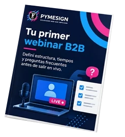 Portada: Tu primer webinar B2B
