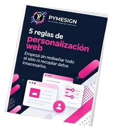 Portada: 5 reglas de personalización web